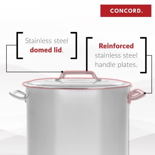 Concord Cookware Stainless Steel Stock Pot Cookware, 40-Quart #TOP6