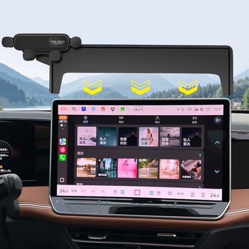 HIGH FLYING für Passat B9 Tiguan 3 2024 2025 15 Bildschirm Handyhalterung Handyhalter Auto KFZ Halterung Nur für 15 Zoll Bildschirm