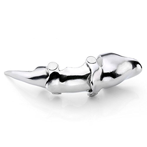 PiercingJ Men's Knuckle Joint Full Finger Double Ring Punk Rock Gothic Hinged Activity Rings Halloween Cosplay Costume Accessories Jewelry4