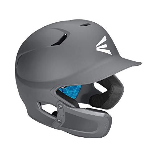 Easton Z5 2.0 Batting Helmet W/ Universal Jaw Guard, Baseball Softball, Senior, Matte Charcoal #TOP1