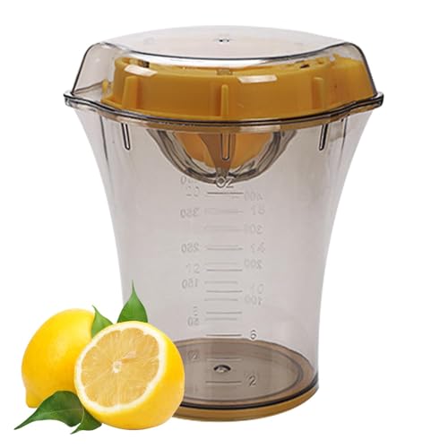 Citrus Juicer, Handheld Fruit Squeezer, Lemon Orange Juicer, Portable Press with Scale, Efficient and Easy to Use, Ideal for Kitchen Home, 5.91x5.31 Inches