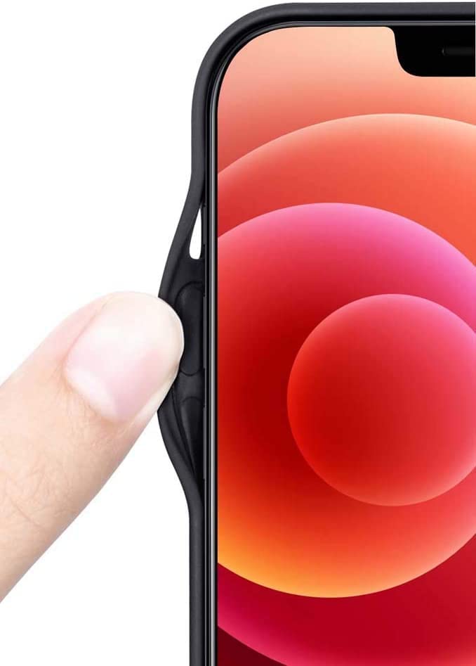 Coque iPhone 12 Pro Max en cuir litchi noir pour une protection élégante - 7