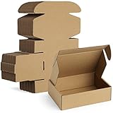 Famagic 7x5x2 Small Mailing Boxes - 25 Pack Brown Shipping Boxes for Small Business, Corrugated...