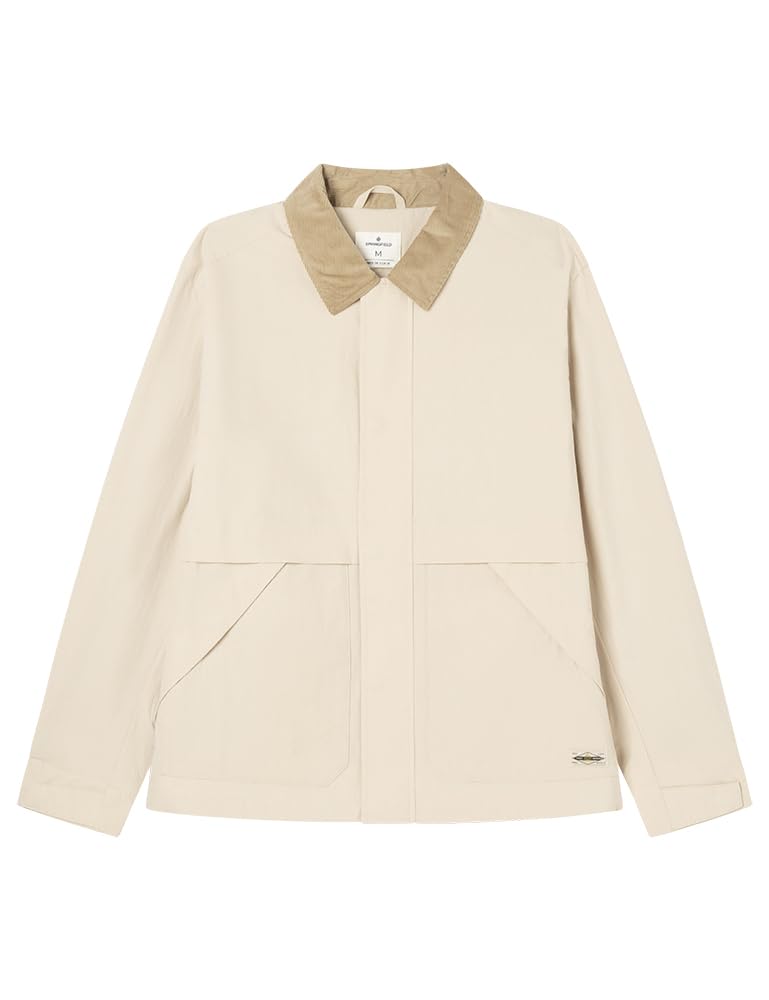 Springfield Abrigo para Hombre Beige L