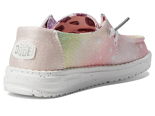 Image of HEYDUDE Toddler Wendy Sparkle | Toddler Loafers | Kids Slip on Shoes | Comfortable & Light-Weight