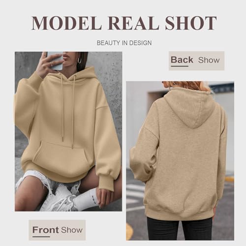 Men's and Women's Cotton Pullover Hoodie - Drawstring Hood, Long Sleeve Casual Sweatshirt2