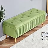 Photo Gallery yckegew pouf contenitore, panca contenitore imbottita per camera da letto, divano grande in velluto per ingresso, panca trapuntata per soggiorno(apple green,40cm) Photo Gallery yckegew pouf contenitore, panca contenitore imbottita per camera da letto, divano grande in velluto per ingresso, panca trapuntata per soggiorno(apple green,40cm)