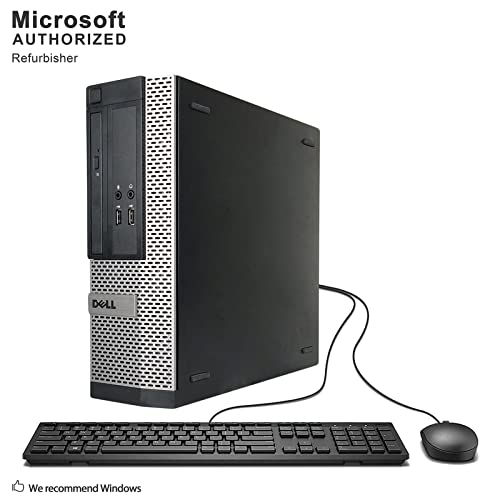Dell Optiplex 390 Dt Desktop Computer, Intel Core I3-2100 3.1Ghz, 8Gb Ddr3, 1Tb, Dvd, Wifi, Hdmi, Vga, Bluetooth 4.0, Windows 10 Professional 64 Bit (Renewed) #TOP1