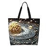 JZMTY Fashion Unique Stellar Ember Tote Bag for Women - Light Crossbody Shopping Bag for Daily Use #1
