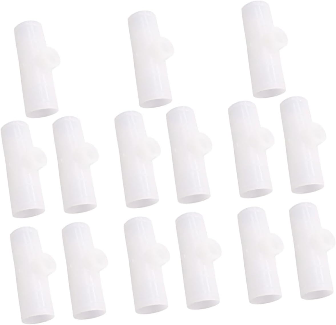 HANABASS 75pcs Automatic Chicken Waterer Tee Fittings Way Connectors for Easy Poultry Watering Suitable for Chickens Ducks and Other Birds