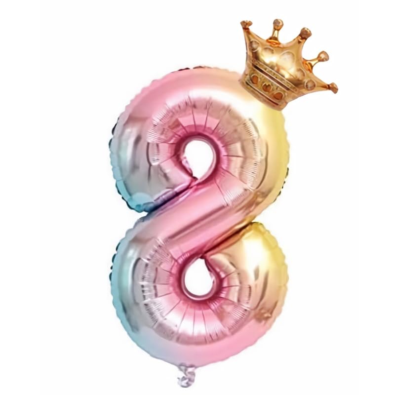 【8】数字バルーン 風船 誕生日 バースデー ウェディング パーティー イベント Amazon | 【LEISURE CLUB】誕生日 数字バルーン 数字8 32インチ