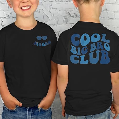 Big Brother Shirt for Toddler Cool Big Bro Club Tshirt Promoted to Best Big Brother Announcement Outfits4