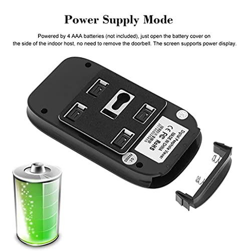 NEARAY Visualizador de porta digital câmera olho mágico campainha tela LCD de 2,8 polegadas com visã