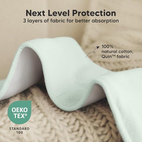 Image of KeaBabies 5-Pack Organic Burp Cloths Baby Girl, Boy - Extra Large, Absorbent Baby Burp Cloths, Soft Burping Cloths for Babies, Newborn Burp Clothes, Cotton Burp Rags, Thick Burp Cloth (Eclipse /Quin)