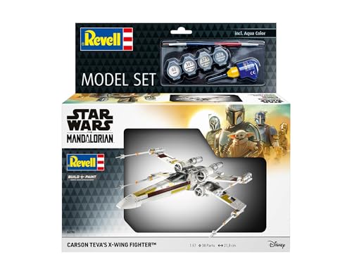 Maquette Avion Revell Star Wars The Mandalorian Carson Teva¿ X Wing Fighter 1:57 218 Mm Revell - vue 3