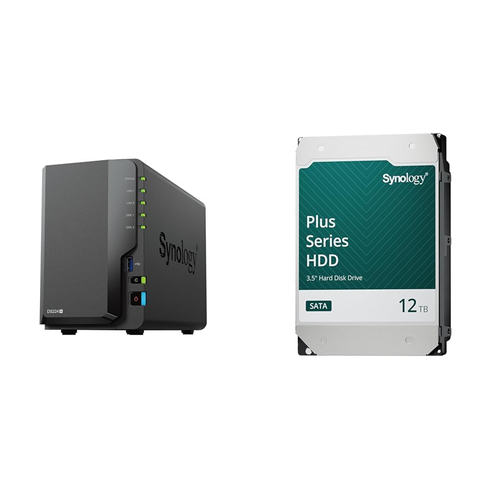 Synology 交わし DS224+ HDD3TB 2つ付き