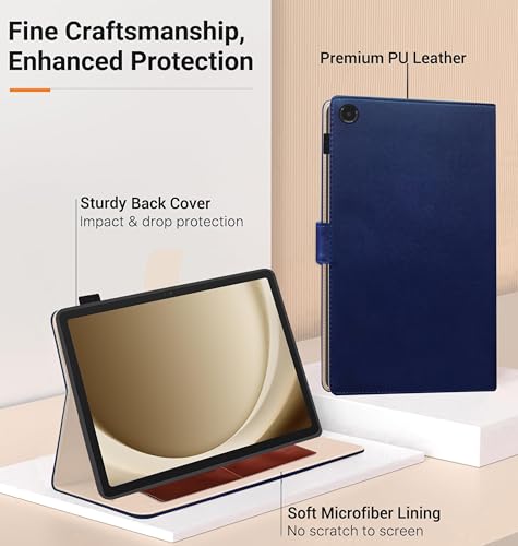 Image of TGK Flip Cover for Samsung Galaxy Tab A11 Plus 11 Inch Case with Stylus Holder (Blue)