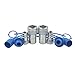 2-Sets 1/2' NPT ISO5675 Carbon Steel Hydraulic Quick Connect Tractor Coupling/Coupler Poppet Valveï¼ŒPioneer Type, Set w/Dust Cap