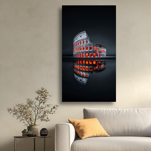 Impression d'architecture sur toile lumineuse de qualité supérieure