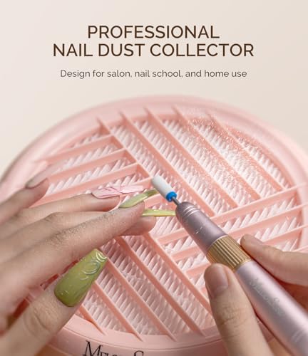 Melodysusie Nail Dust Collector,Compact Vacuum Fan Dust Collector For Beginner With Reusable Filter,Hpro Powerful Dust Suction Machine Manicure Pedicure Tool For Acrylic Nail Polishing,Salon & Home thumb #1