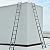 Telescoping Ladder 10.5FT Black Aluminum Step Ladder Portable Extension Folding Ladder with Detachable Hooks, Folded Height 2.7ft Space Saving, 330lbs Load Capacity, for Home, RV, Office