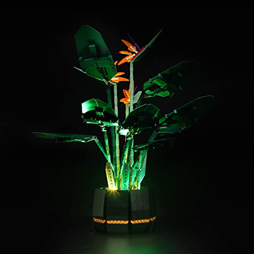 BRIKSMAX Led Beleuchtungsset für Lego Creator Paradiesvogelblume - Compatible with Lego 10289 Bausteinen Modell - Ohne…