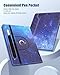 TiMOVO Universal Case for 9-11 Inch Tablet, 360 Degree Rotating Stand Protective Cover with Pen Pocket for 9 10 10.1 Inch Android Touchscreen Tablet, Blue Starry Sky