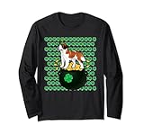 Photo Gallery st bernard lucky dog leprechaun hat shamrock st patricks day maglia a manica Photo Gallery st bernard lucky dog leprechaun hat shamrock st patricks day maglia a manica