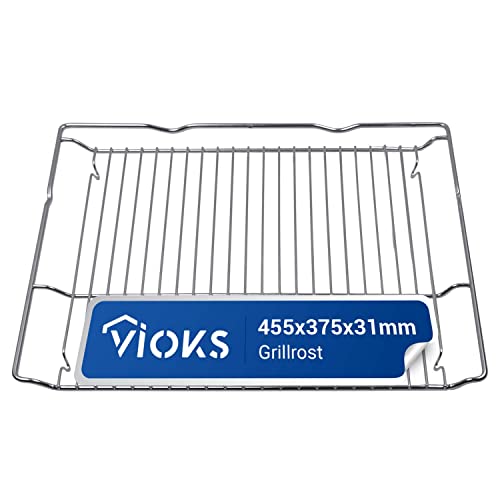 VIOKS Gitterrost für Backofen Ersatz Grillrost 455x375mm HEZ634000 für...