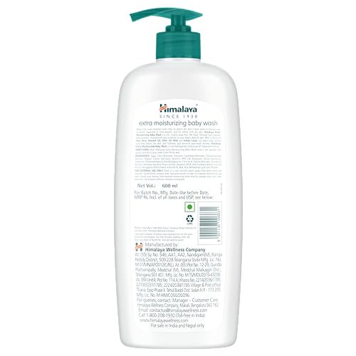 Image of Himalaya Extra Moisturizing Baby Wash (600ml) (Pack of 4)