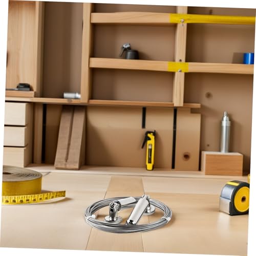 Image of STOBAZA Stainless Curtain Drape Wire Rod for Picture Hanging Crafts Decor and Stylish for Home and Outdoor Use