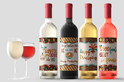Étiquette bouteille vin imperméable et résistante lot de 4 AmandaCreation - 7