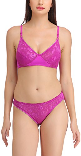 Image of FIMS - Fashion is my style Satin Nylon Lycra Spandex (4WAY) Bikini Set for Women for Beach Lingerie for Women Lingerie for Lingerie Set Bra Panty Set for Women with Bra Panty Set