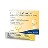 Ibubeta Suspension zum Einnehmen im Beutel - trinkfertiges & bedarfsgerecht dosiertes Ibuprofen - zur Behandlung von Schmerzen & Fieber - Erwachsene & Kinder ab 6 Jahren - 20x 10 ml (400 mg Ibuprofen)