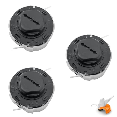 3er-Pack C3-2 Ersatzspulen für Stihl FSA 57 FSE 52 mit AutoCut C3-2 Rasentrimmerkopf ersetzt 4009 710 4305 / 4305T / 4306