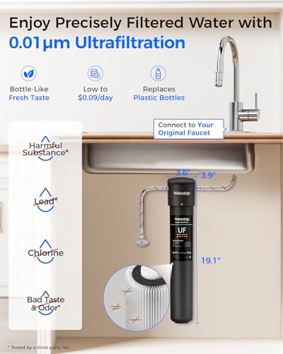 Waterdrop 17UA-UF 0.01 μm Ultra Filtration Under Sink Water Filter System - Image 2