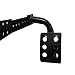 Safaripal Black Metal Dead Pedal Left Side Foot Rest Kick Panel for 2007-2015 Jeep Wrangler JK & Unlimited