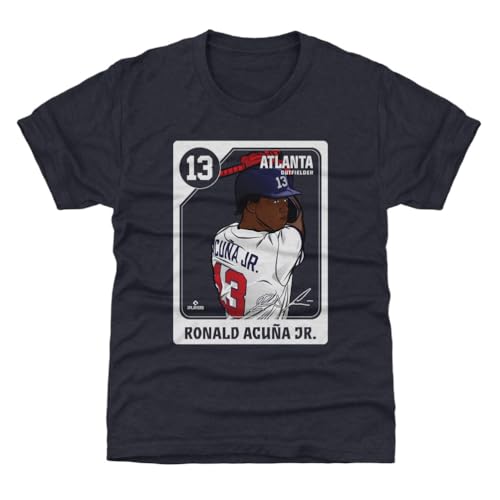 500 LEVEL Ronald Acuna Jr. Kids Shirt - Ronald Acuna Jr. Card