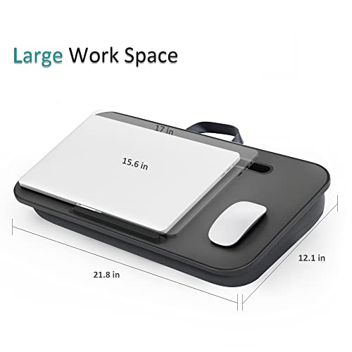 Portable-Laptop-Lap-Desk-with-Pillow-Cushion-Fits-up-to-17-inch-Laptop-Laptop-Stand-with-Device-Ledge-and-Phone-Holder-for-Home-Office-Black-ISTUDYNITURE