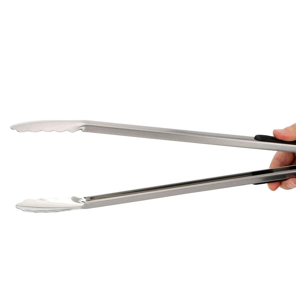 Pinzas de Cocina Las Pinzas de Acero Inoxidable para Alimentos Son adecuadas para cocinas. Pinzas para Ensalada de Verduras a la Barbacoa y Pastelería