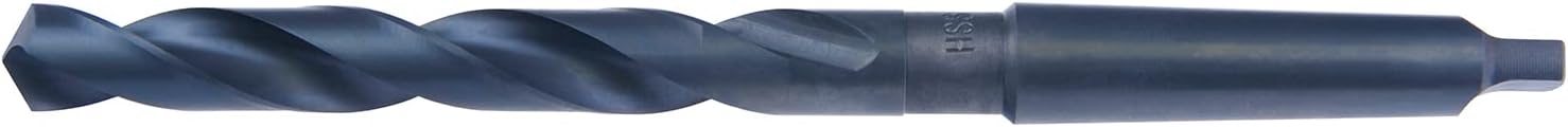 MAXTOOL 3/4" Twist Drill Bits with Morse Taper Shank HSS M2 Taper Shank Drill Bits Black Oxide MT No 2; TS02B05R48