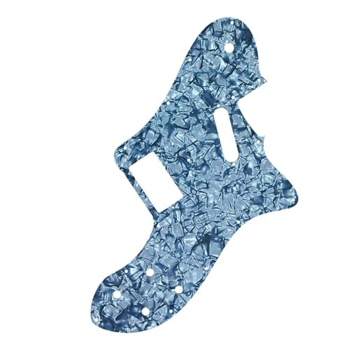 エレキギターのピックガード プロフェッショナルギターピックガード交換部品15穴(Blue)