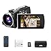 Camcorder Video Camera 4K, 64MP Vlogging Camera for Youtube, Video Recorder Cameras with 18X Digital Zoom, 3.0" 270° Rotating Screen Webcam Cam corder with 32GB TF Card & 1 Battery, Remote Control