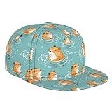 Novastar Trucker-Hüte für Herren und Damen, verstellbar, bequem, niedlich, Capybara, Schwimmdruck...