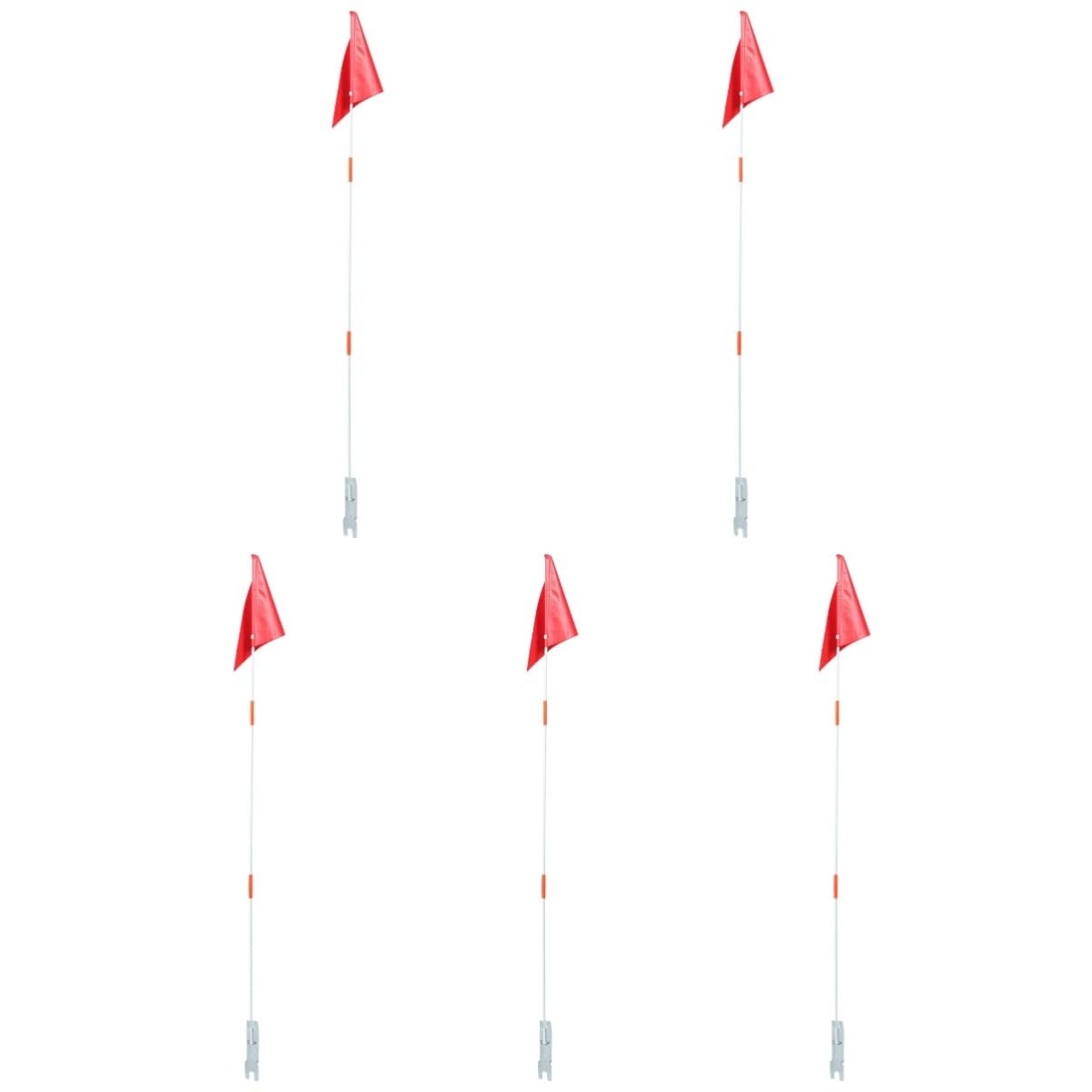 ifundom 5 Piezas Bandera de Seguridad para Bicicleta con Bandera Triangular para y Visibilidad Bicicletas para Accesorios de Seguridad