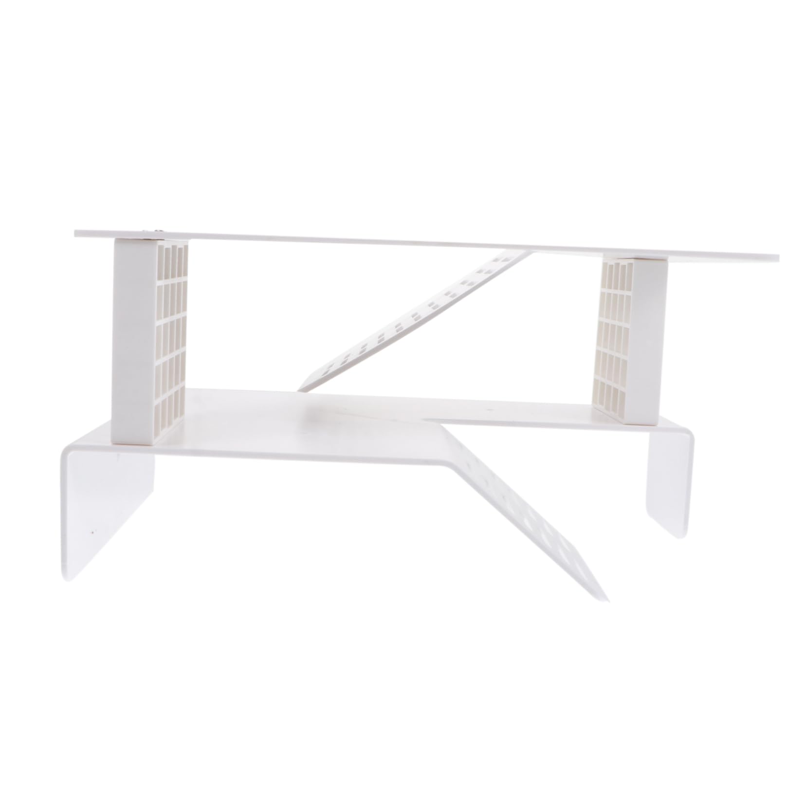 Two-Layer Turtle Basking Platform for Aquatic Pets Durable Aquarium Dock with Easy Assembly for Turtles Frogs and Lizards