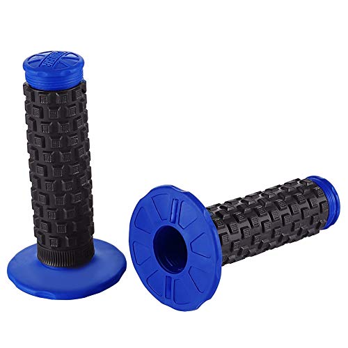 Pillow Top Dirt Bike Grips Blue