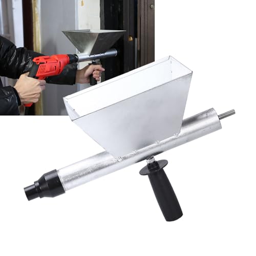 Greensen Pistola de Mortero Eléctrica, Pistola de Rejuntado de Mortero, Aplicador de, Relleno Automático de Lechada, Ahorra Tiempo y Esfuerzo, Construcción de Metal Premium,