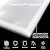 KMKOII 12 Inch Vinyl Record Sleeves Outer,50 x Record Sleeves 12 Inch | 3 Mils Thick | Crystal Clear High-Density Polypropylene Plastic Vinyl Protective Album Cover for Single Double LPs #1
