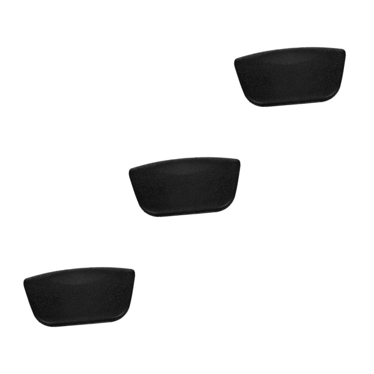 FOMIYES 3 Pièces Oreillers Moelleux Oreiller de Bain Coussin Relaxant Coussin Relaxation Appui-tête d'oreiller de Oreiller de Repose-tête de Unité Centrale Black